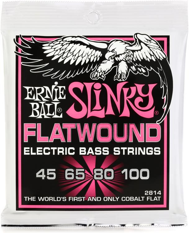 Ernie Ball Super Slinky Flatwound Electric Bass Strings