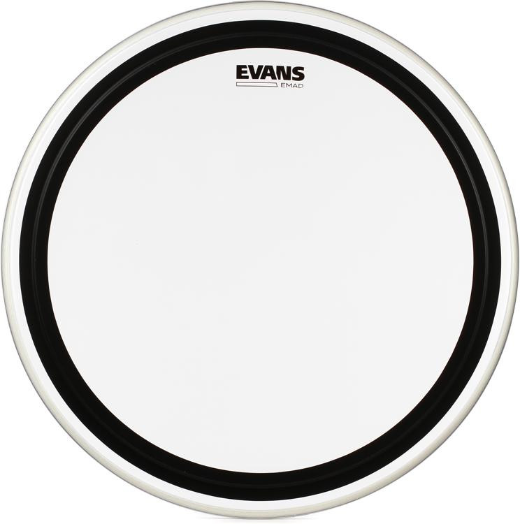 Evans EMAD Clear Bass Drum Batter Head 22 Sweetwater