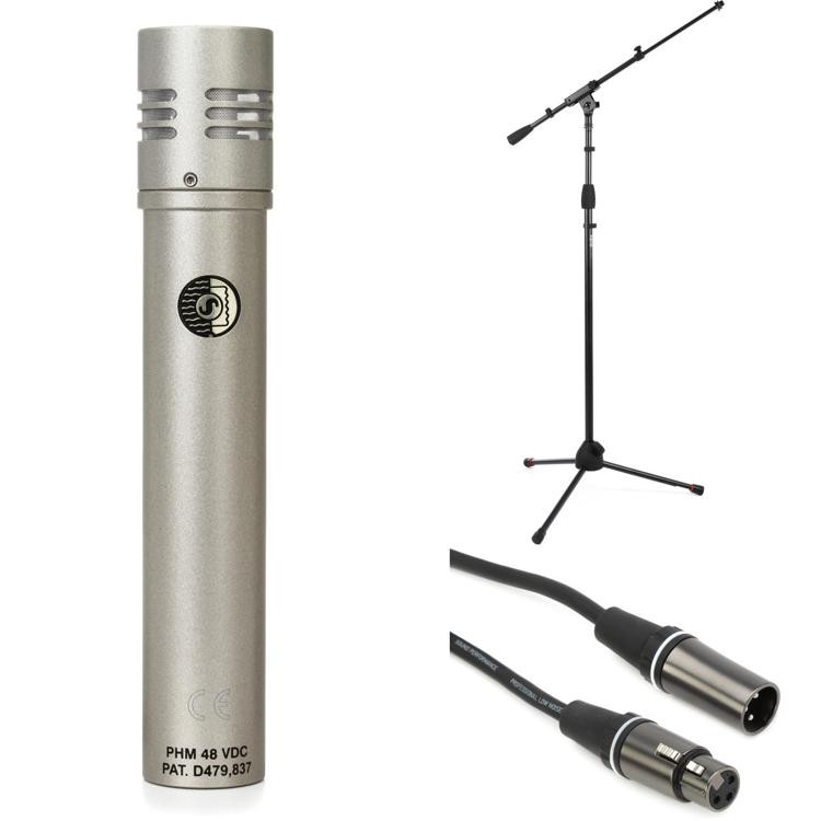 Shure Ksm Small Diaphragm Condenser Microphone Bundle With Stand And