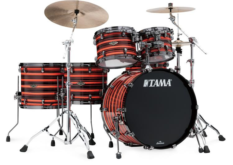 Tama Starclassic Walnut Birch WBS52LBNS 5 Piece Shell Pack Neon