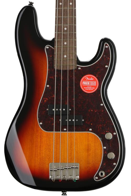 Squier Classic Vibe 60s Precision Bass 3 Tone Sunburst Sweetwater