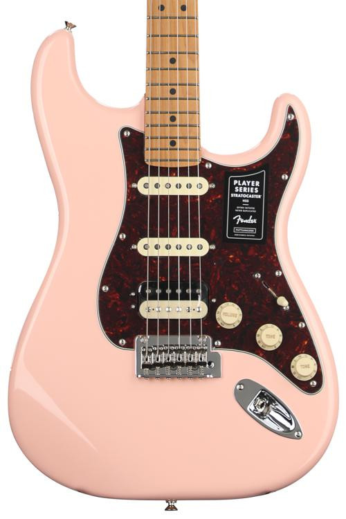 Fender Player Deluxe Stratocaster HSS Shell Pink With Roasted Maple