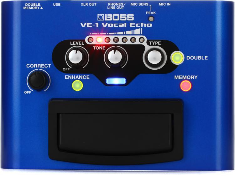 Boss Ve Vocal Echo Pedal Sweetwater