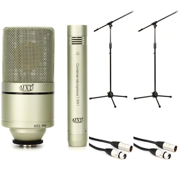 MXL 990 991 Recording Microphone Bundle Sweetwater