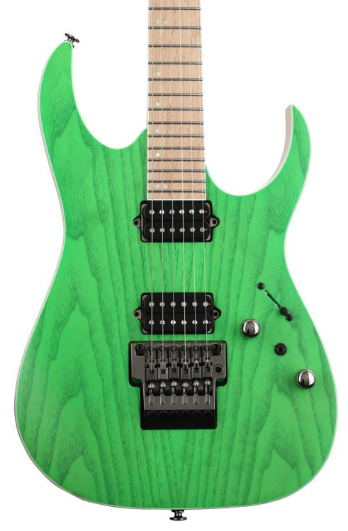 Ibanez Prestige Rgr M Transparent Fluorescent Green Sweetwater