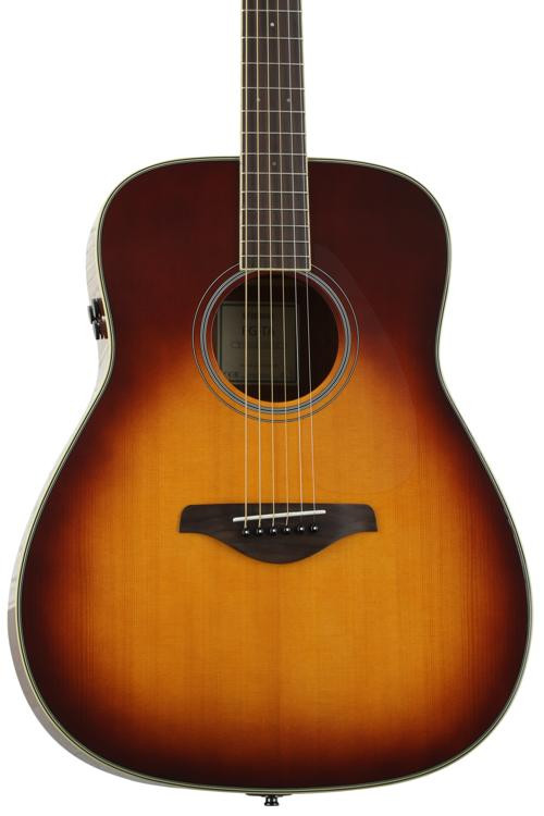 Yamaha Fg Ta Transacoustic Dreadnought Brown Sunburst Sweetwater