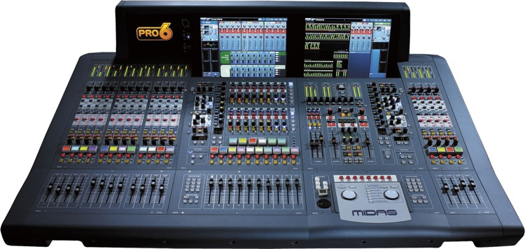 Midas PRO6 CC IP 64 Channel Digital Mixer Sweetwater