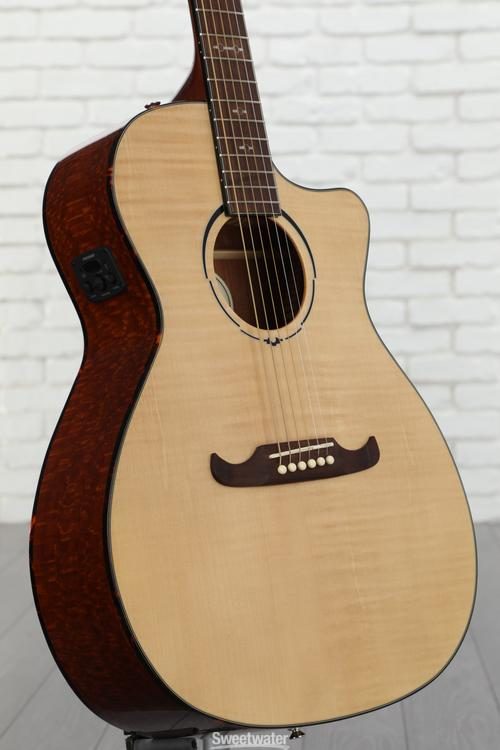 Fender FA 345CE Auditorium Acoustic Electric Guitar Natural Sweetwater