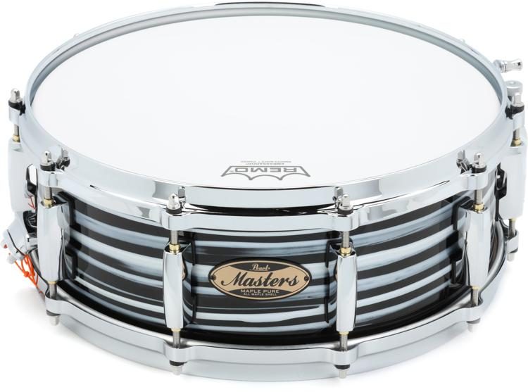 Pearl Masters Maple Pure Snare Drum 5 Inches X 14 Inches Black