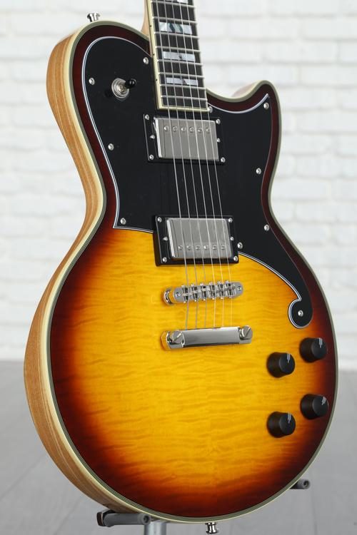 D Angelico Deluxe Atlantic Electric Guitar Vintage Sunburst With