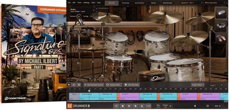 Toontrack Signature By Michael Ilbert Part 1 EZX Expansion Sweetwater