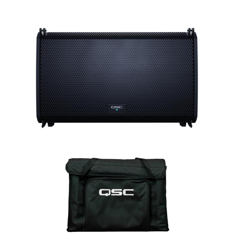 Qsc La W Inch Active Line Array Speaker And Tote Bag