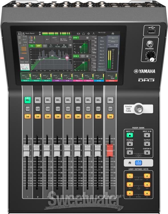 Yamaha Dm D Channel Digital Mixer With Dante Sweetwater