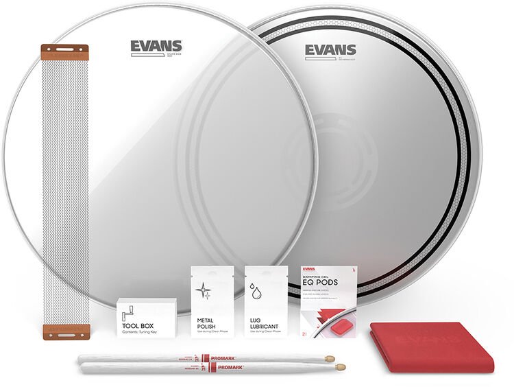 Evans EC Reverse Dot Snare Tuneup Kit 14 Inch Sweetwater