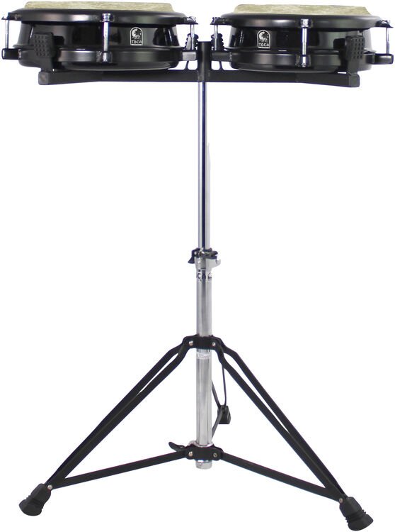 Toca Percussion Commuter Congas Set With Double Stand Sweetwater