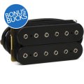 照片的DiMarzio DP100超级失真Humbucker皮卡- f间隔-黑色