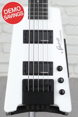 Photo of Steinberger Spirit XT-25 5-string Bass Guitar - White