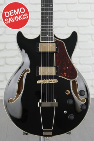 Photo of Ibanez Artcore Expressionist AMH90 Hollowbody Electric Guitar - Black