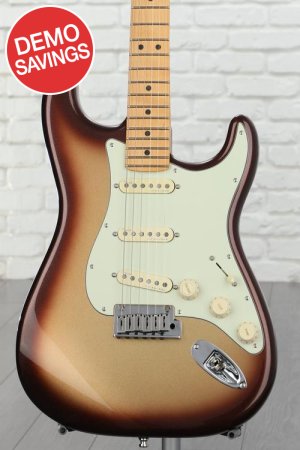 Photo of Fender American Ultra Stratocaster - Mocha Burst with Maple Fingerboard