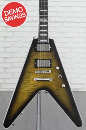 Photo of Epiphone Flying V Prophecy Electric Guitar - Yellow Tiger Aged Gloss