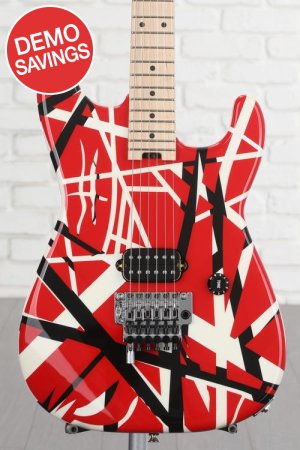 Photo of EVH Striped Series - Red with Black and White Stripes