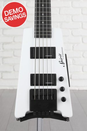 Steinberger Spirit XT-25 5-string Bass Guitar - White | Sweetwater