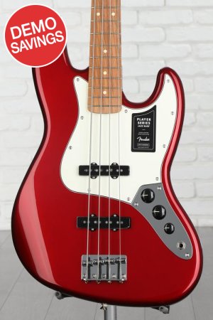 Photo of Fender Player Jazz Bass - Candy Apple Red with Pau Ferro Fingerboard