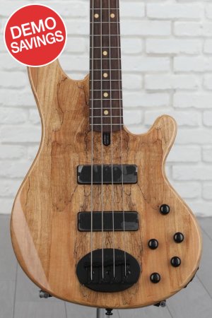 Photo of Lakland Skyline 44-01 Deluxe Bass Guitar - Spalted Maple with Black Hardware