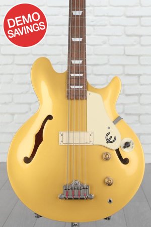 Photo of Epiphone Jack Casady Signature Bass - Metallic Gold