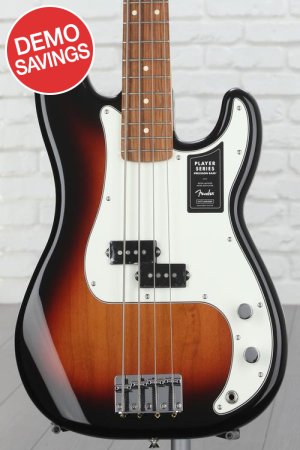 Photo of Fender Player Precision Bass - 3-Tone Sunburst with Pau Ferro Fingerboard
