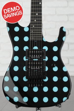 Photo of Kramer Nightswan Electric Guitar - Ebony with Blue Dots