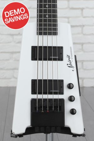 Photo of Steinberger Spirit XT-25 5-string Bass Guitar - White