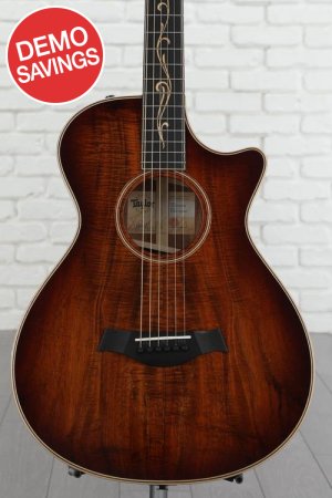 Photo of Taylor K22ce 12-fret V-Class Acoustic-electric Guitar - Shaded Edgeburst