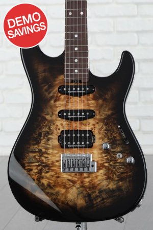 Photo of ESP Original Snapper CTM Electric Guitar - Nebula Black Burst with Rosewood Fingerboard