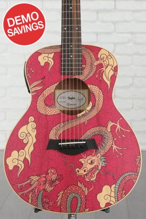 Photo of Taylor GS Mini-e Spruce Special-edition Acoustic-electric Guitar - Year of the Dragon
