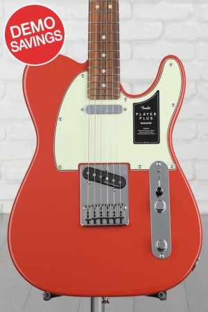 Photo of Fender Player Plus Telecaster Solidbody Electric Guitar - Fiesta Red with Pau Ferro Fingerboard