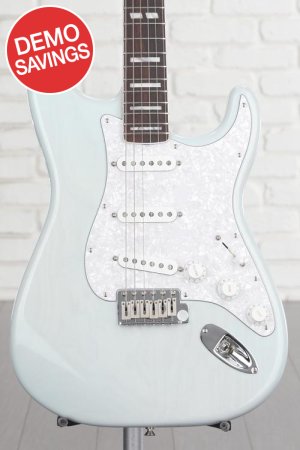 Photo of Fender Kenny Wayne Shepherd Stratocaster Electric Guitar - Transparent Faded Sonic Blue