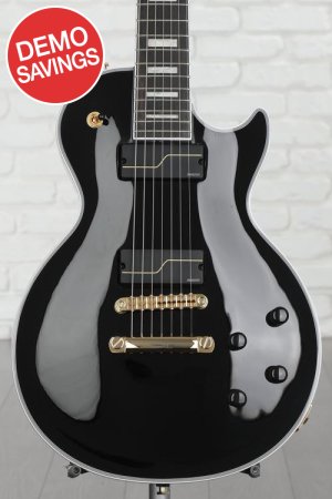 Photo of Epiphone 7-string Matt Heafy Les Paul Custom Origins Electric Guitar - Ebony