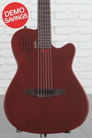 Photo of Godin Multiac Mundial Nylon Acoustic-electric Guitar - Aztek Red