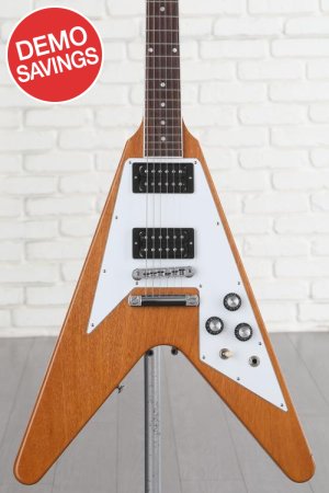 Photo of Gibson 70s Flying V Electric Guitar - Antique Natural