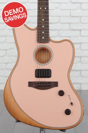 Photo of Fender Acoustasonic Player Jazzmaster Acoustic-electric Guitar - Shell Pink