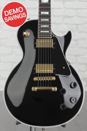 Photo of Gibson Custom Les Paul Custom - Ebony with Ebony Fingerboard