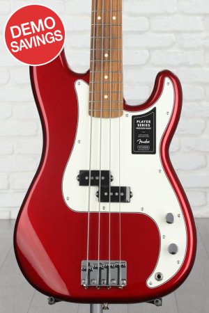 Photo of Fender Player Precision Bass - Candy Apple Red with Pau Ferro Fingerboard