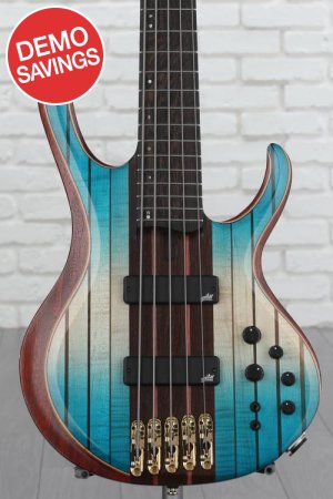 Photo of Ibanez Premium BTB1935 5-string Electric Bass Guitar - Caribbean Islet Low Gloss