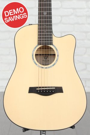 Photo of Traveler Guitar Redlands Mini Spruce Acoustic Guitar - Natural