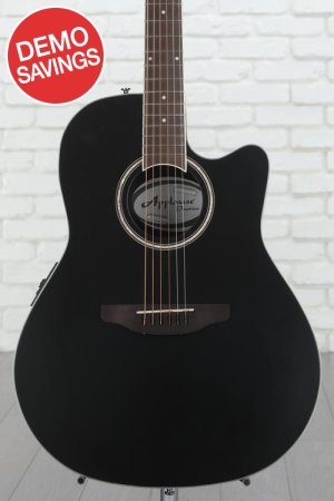 Photo of Ovation Applause AB28-5S Super Shallow Acoustic-electric Guitar - Black Satin