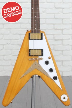 Epiphone 1958 Korina Flying V Electric Guitar - Natural | Sweetwater