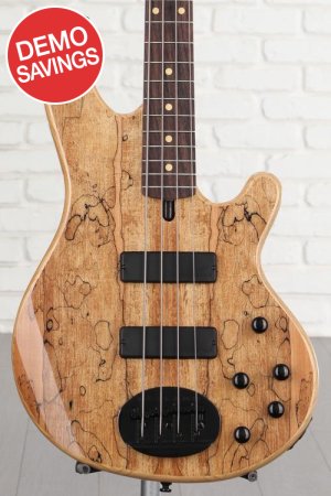 Photo of Lakland Skyline 44-01 Deluxe Bass Guitar - Spalted Maple with Black Hardware