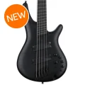 Photo of Ibanez Iron Label SRMS625EX - Black Flat