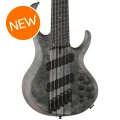 Photo of Ibanez BTB806MS 6-string Bass Guitar - Transparent Gray Flat